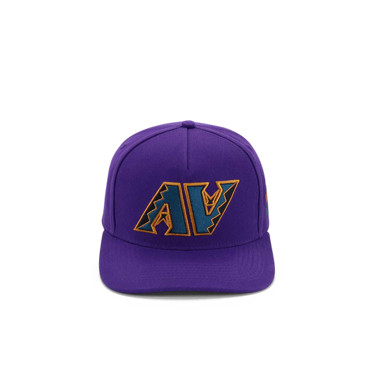 Purple Double A Desert Snapback