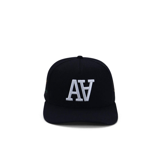 Black Double A Snapback