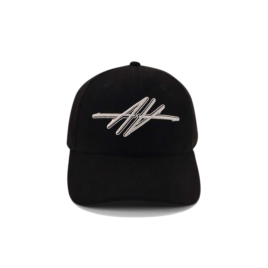 Black Suede Double A Cap